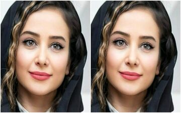 عکسی با مزه از الناز حبیبی  با خنده های شیطنت آمیز|عکس متفات الناز حبیبی جنجالی شد