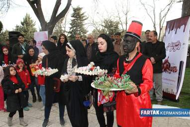 کرمانشاهیان با تخم مرغ های رنگی به استقبال بهار رفتند به روایت تصویر