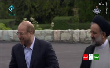 ورود قالیباف به سازمان صدا و سیما + تصاویر