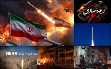 موشک‌های ایرانی در آسمان سرزمین‌های اشغالی