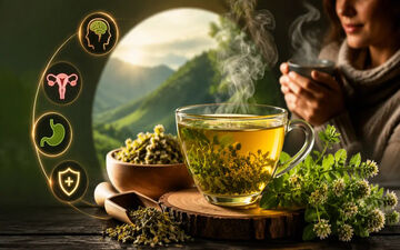 تأثیرات دمنوش به تازه و خشک بر سلامتی و درمان بیماری‌ها