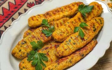 کباب کوبیده مرغ، به سبک خاص! (آموزش تصویری)