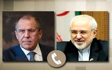 ظریف با سرگئی لاوروف تلفنی گفتگو کرد