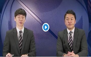 اتفاق غیرمنتظره برای مجری ورزشی حین پخش زنده! +فیلم 