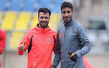 2 تفنگدار پرسپولیس از یکدیگر جدا نمی‌شوند! +عکس