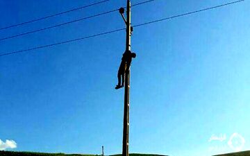  مرگ سارق نگون بخت سیم برق حین ارتکاب سرقت