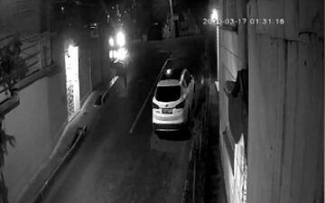 تصادف وحشتناک خودروی حمل زباله در نیاوران