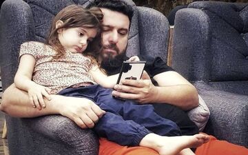 انتشار متن و تصویری زیبا از محسن کیایی برای دخترش