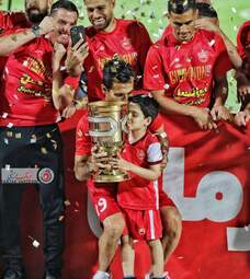 جشن اهدای جام قهرمانی سوپر جام به پرسپولیس