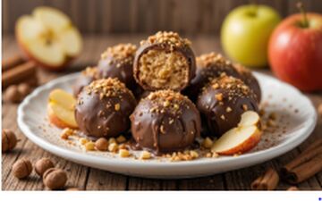 طرز تهیه  ترافل سیب | دسر خوشمزه و مقوی