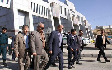 بازدید عبدالحمید زاهدی استاندار کردستان از گمرکات مریوان با روایت تصویر