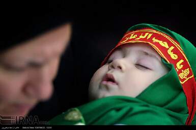 نوایی لالایی در حسینه عاشقان ثارالله یاسوج + عکس