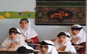 نوحه‌خوانی زیبای دختربچه در روستای "نمرور" + فیلم 