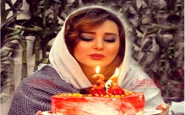 گلناز خالصی شمع ۳۱ سالگی را هم فوت کرد! (عکس)
