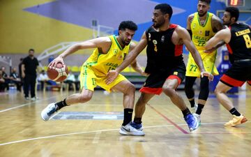 گزارش تصویری | پیروزی ارزشمند پالایش نفت آبادان برابر آسمان ولایت مشهد در بسکتبال