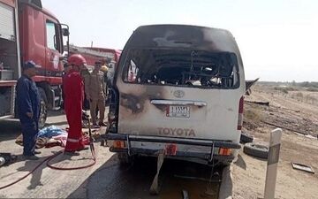مرگ ۱۶ زائر ایرانی و افغانی بر اثر تصادف در عراق