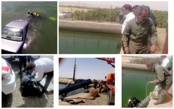 سقوط خودرو به استخر کشاورزی در قم یک کشته برجا گذاشت