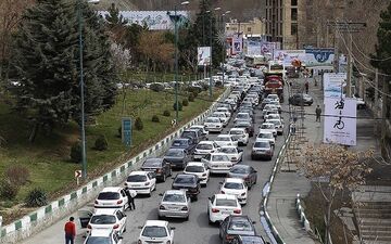 ترافیک سنگین در راه های البرز