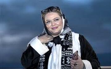 شلوار عجیب و غریب بهاره رهنما در کنار همسرش
