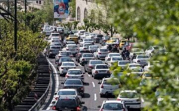 وضعیت ترافیک و تردد در معابر و بزرگراه‌های پایتخت