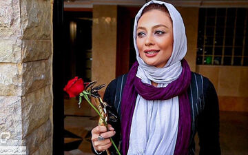 سلفی جالب خانم بازیگر و همسر کارگردانش در ارتفاع
