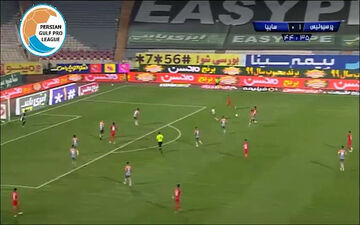 فیلم/ گل دوم پرسپولیس مقابل سایپا توسط اوساگونا