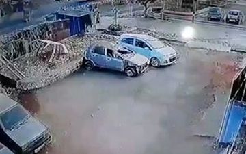 انفجار سیلندر گاز در خیابان با پنج زخمی + فیلم 