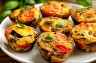 طرز تهیه مافین بادمجان و تخم‌ مرغ | دستور خاص آشپز ایتالیایی در ویدیو