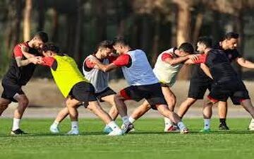 غیبت سه مدافع راست پرسپولیس در تمرین!