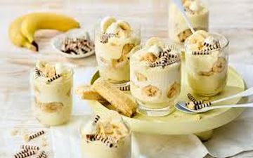 طرزتهیه پودینگ موز خوشمزه!