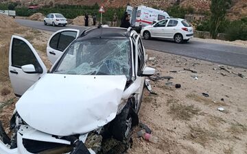 جاده شاهرود ـ گرگان خون گرفت؛ یک کودک کشته و ۱۰ نفر مصدوم شدند