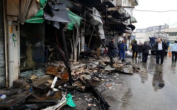 10 باب مغازه در چالوس طعمه حریق شد