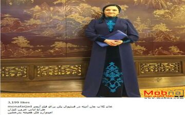 پوشش گلاب آدینه در فستیوال پکن (عکس)