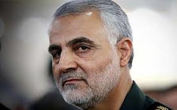 عکس/ خودروی طرفداران حاج قاسم سلیمانی در قطر