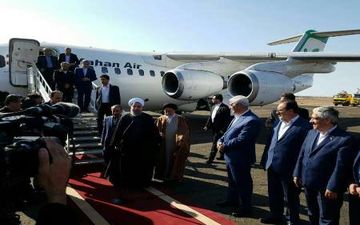 رییس جمهوری وارد سمنان شد
