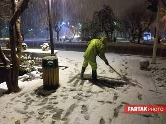 برف در تهران