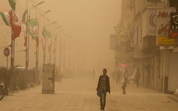 طوفان شن شمال سیستان و بلوچستان را فرا می گیرد