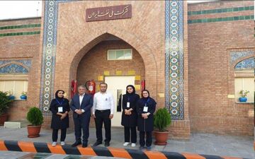 رئیس شورای شهر تهران از موزه پمپ‌بنزین دروازه دولت بازدید کرد
