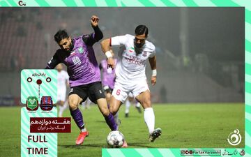 خلاصه بازی نساجی 0 - خیبر خرم آباد 0 + ویدئو