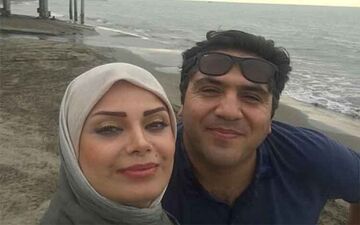 تیپ زوج هنرمند کنار دریا + عکس