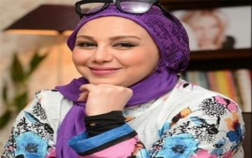 آرایش غلیظ خانم بازیگر در سانسور عکس همسرش + عکس