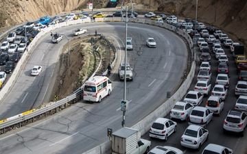 ترافیک سنگین در برخی مقاطع محور تهران-فشم و جاده کندوان