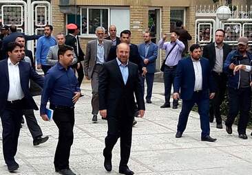 گزارش تصویری از حضور قالیباف در ستاد انتخابات کشور 
