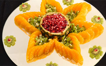 آموزش تزیین میوه‌های شب یلدا + فیلم