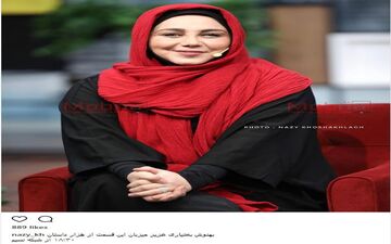 پوشش پرسپولیسی بازیگر زن در یک برنامه تلویزیونی (عکس)