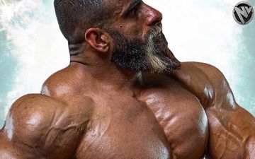 اندام فوق العاده هادی چوپان سالن را منفجر کرد/ گرگ پارسی اعجوبه بدنسازی ایران + ویدئو