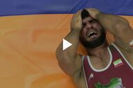 کسب مدال نقره مهمدی در وزن 87 کیلوگرم + ویدئو