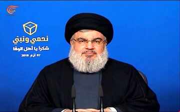 سید حسن نصرالله: ساختار جدید پارلمان تضمین کننده معادله ارتش، مردم و مقاومت است
