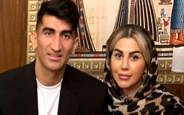 آواز خوندن علیرضا بیرانوند برای اکرم خانم !!! / علیرضا بیرانوند همسر خود را غافلگیر کرد