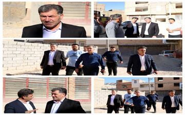 بازدید امروز شهردار و اعضای شورا از محله میلاد ۴ و آغاز عملیات عمرانی